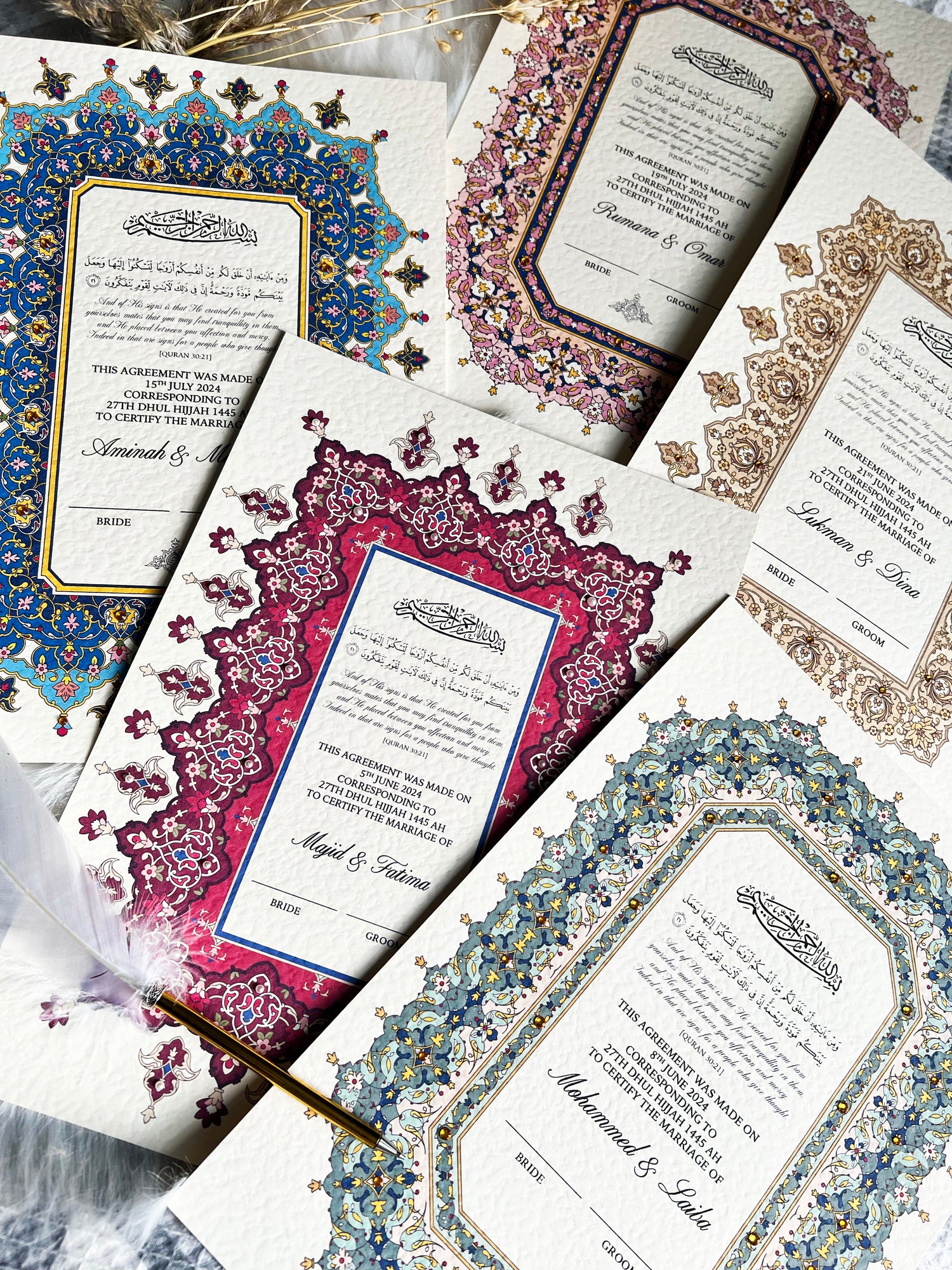 Nikkah Certificates