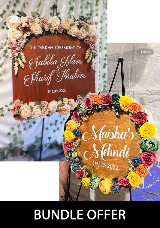 Engagement/Wedding Board & Mehndi Board Offer (hire)