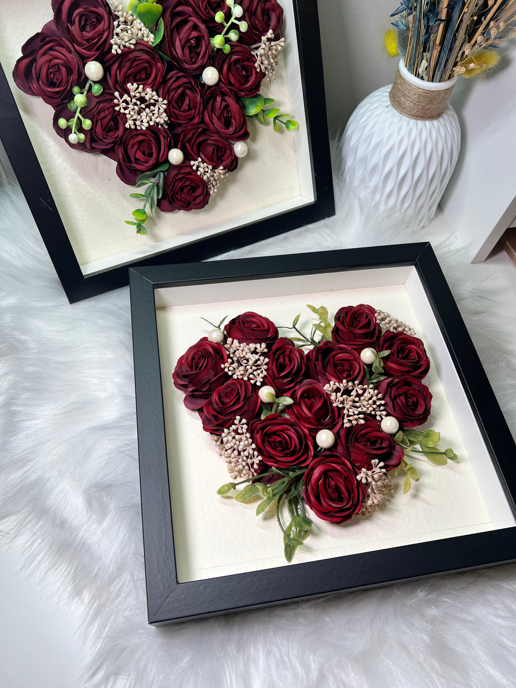 Red Rose Heart Frame