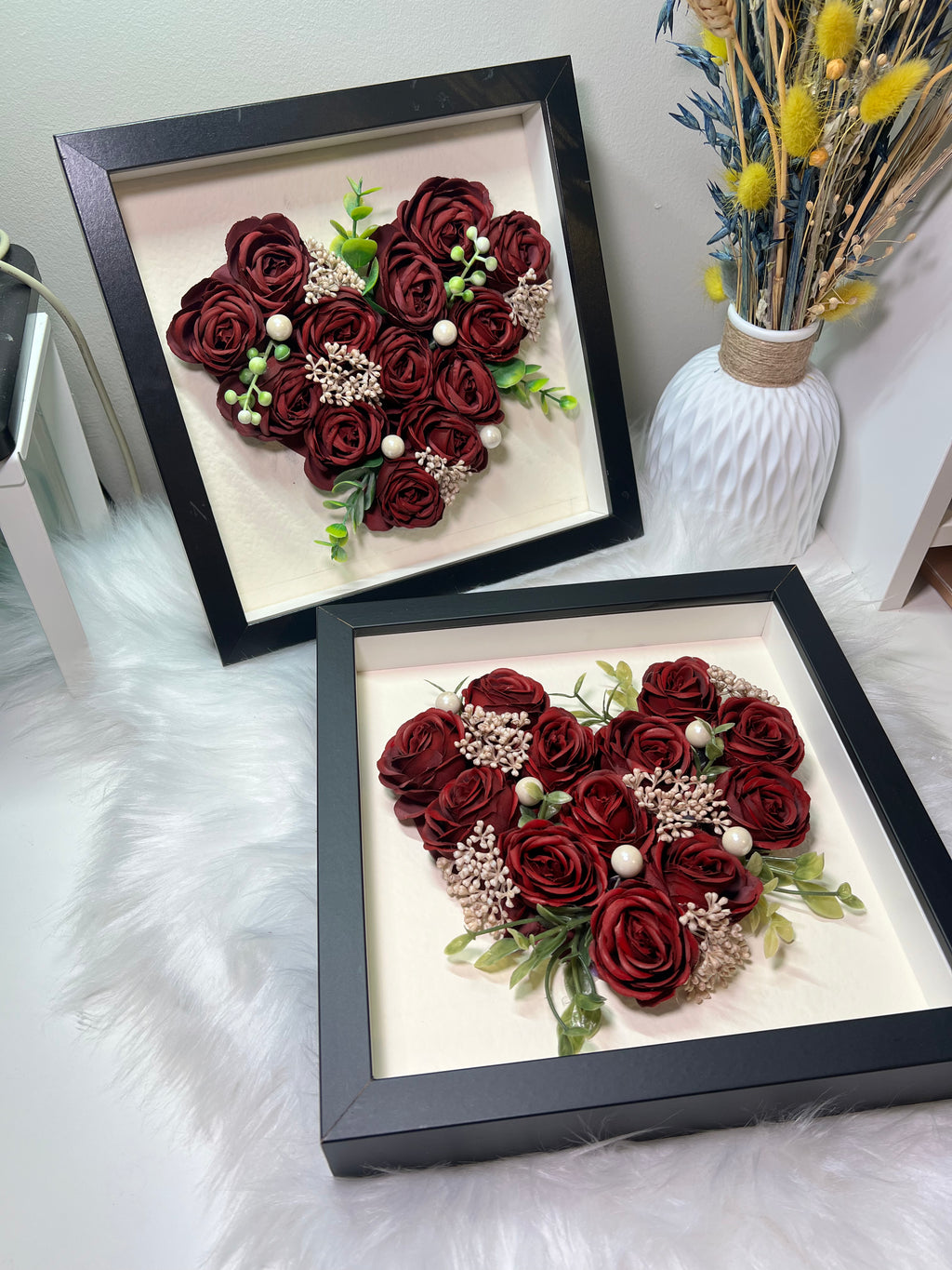 Red Rose Heart Frame