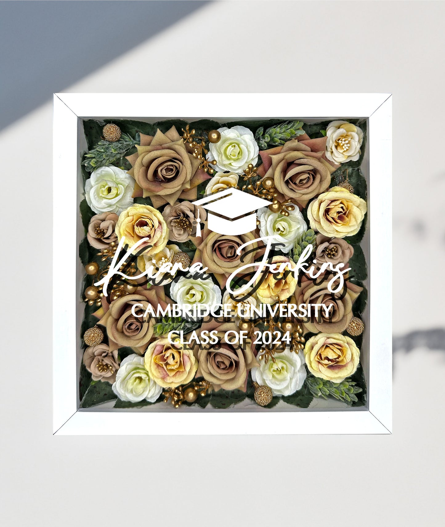 Graduation Flower Box Frame