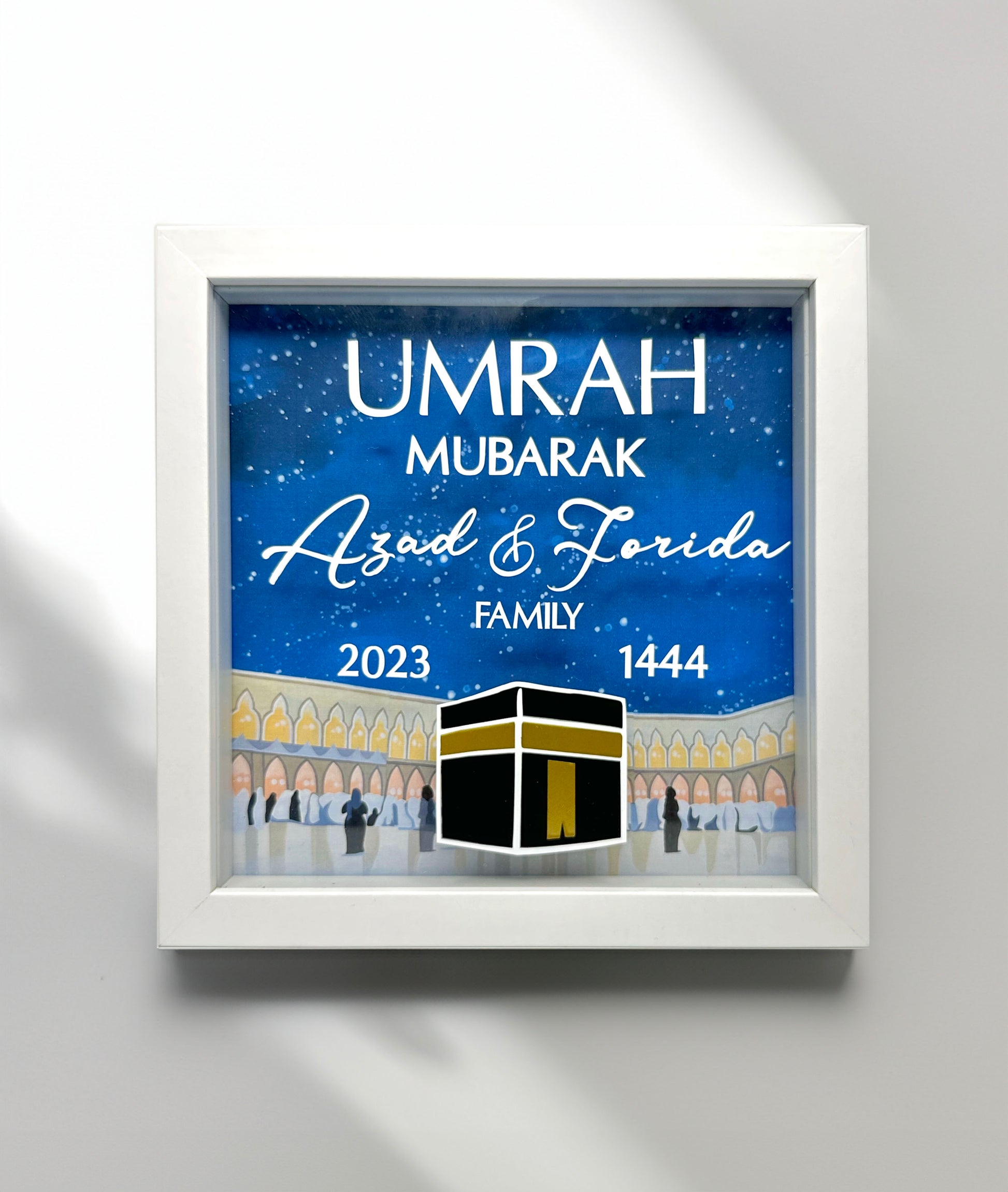 Hajj & Umrah 3D Ka'aba Box Frame