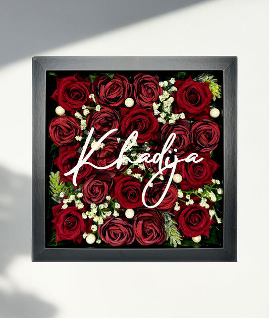 Name (English only) Flower Box Frame