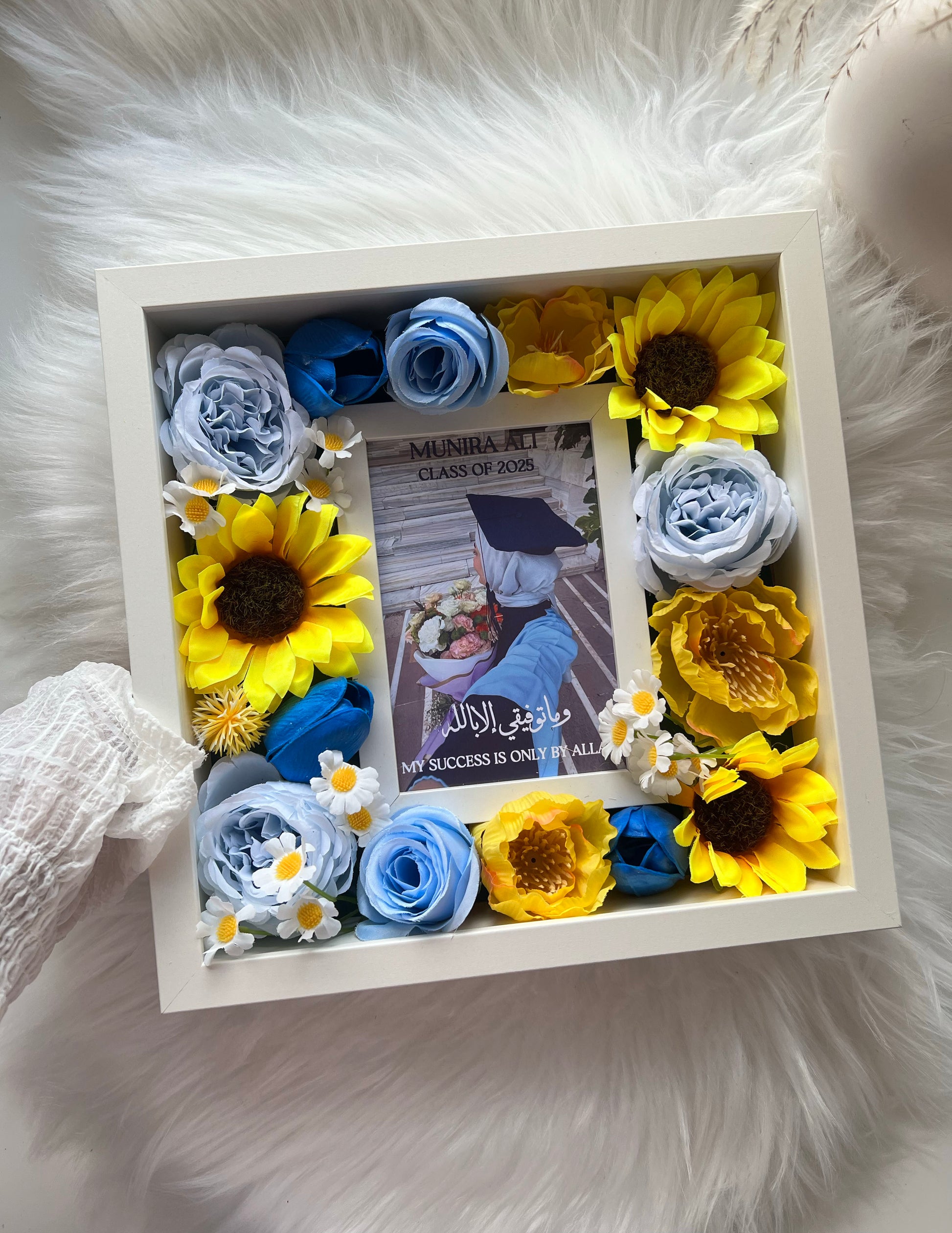 Sunflower Mix Flower Box Frame