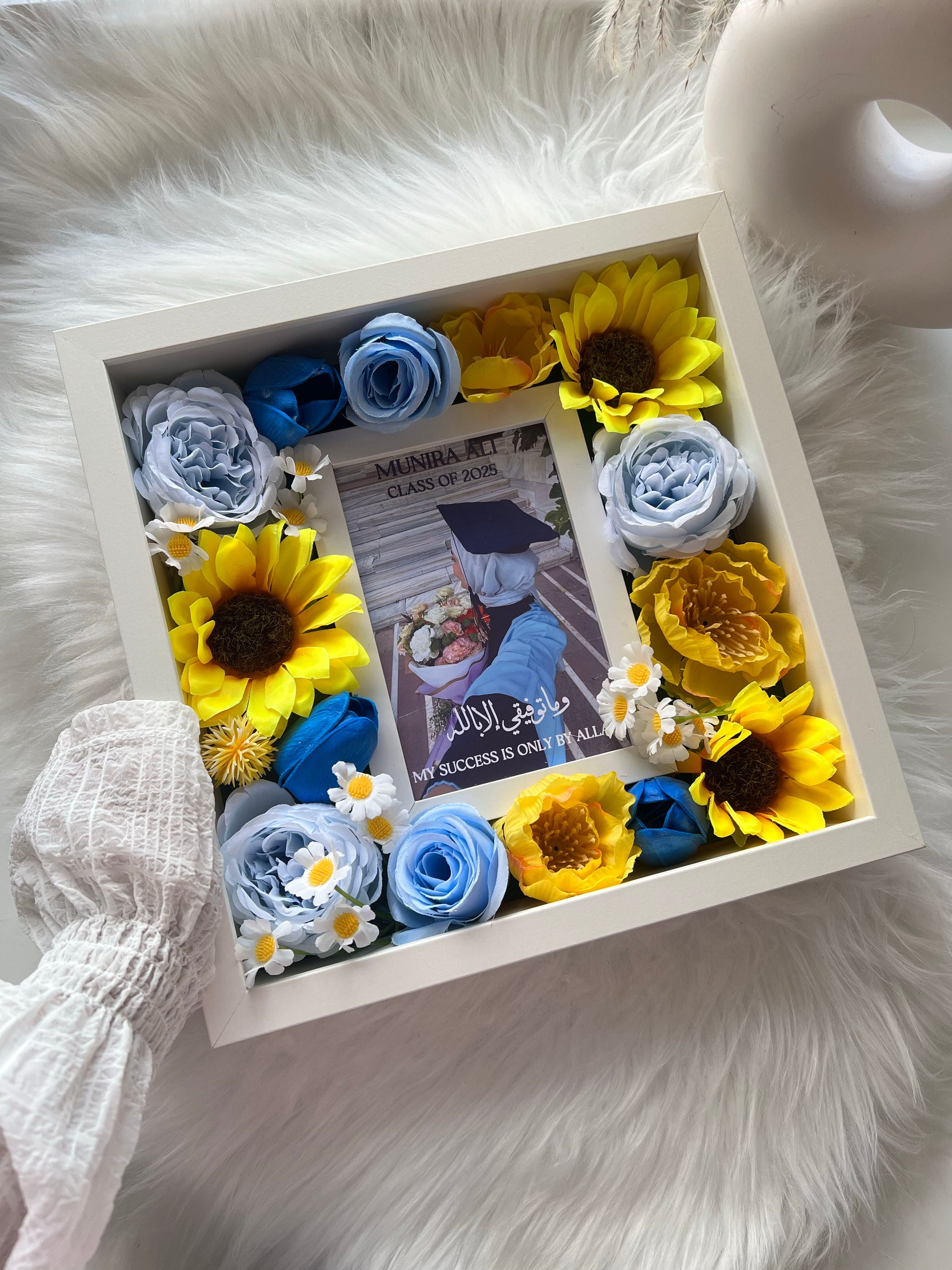 Sunflower Mix Flower Box Frame
